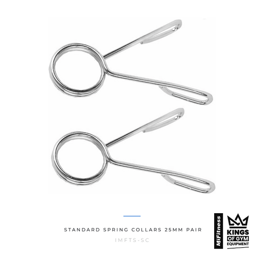 Standard Spring Collars (25mm) Pair – MiFitness Kings of Gym Equipment