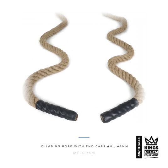Climbing Rope With End Caps (4m ; 48mm) – MiFitness Kings of Gym Equipment