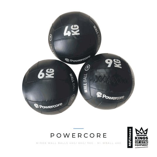 Powercore MiRox Wall Balls (4kg/ 6kg/ 9kg) – MiFitness Kings of Gym Equipment