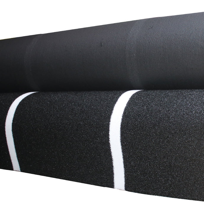 MiRox Black Turf (With Lanes 15mm Pile Height) Sold per running meter (width 4m)