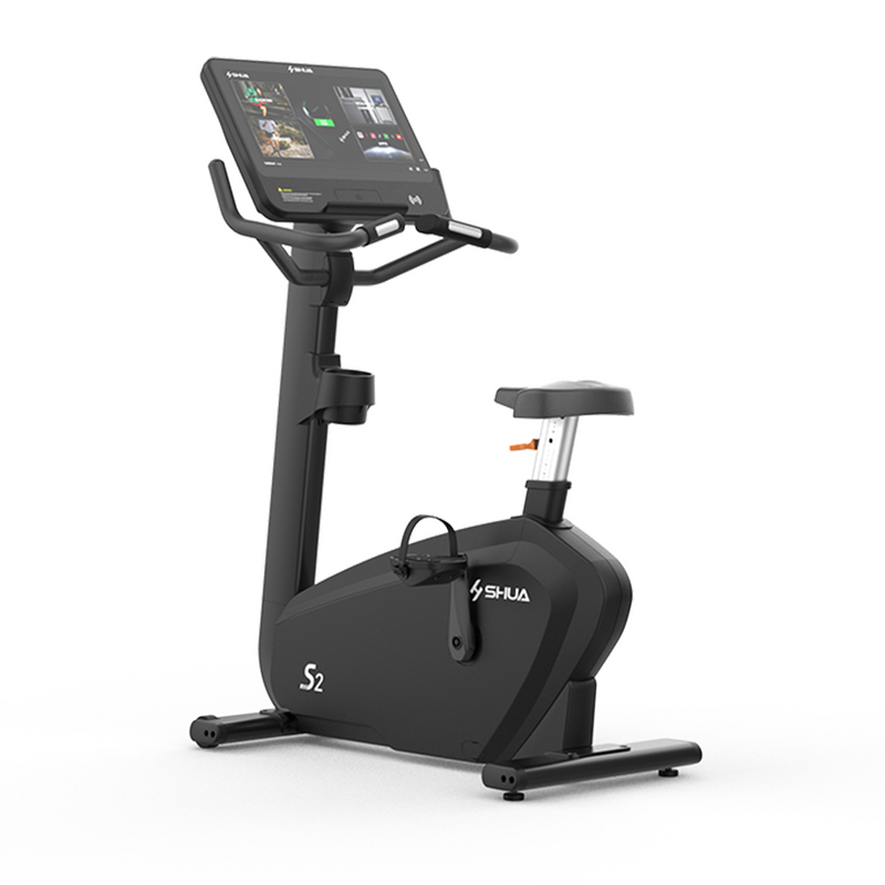Load image into Gallery viewer, Shua S2 Commercial Upright Bike (with 21.5” touch screen)
