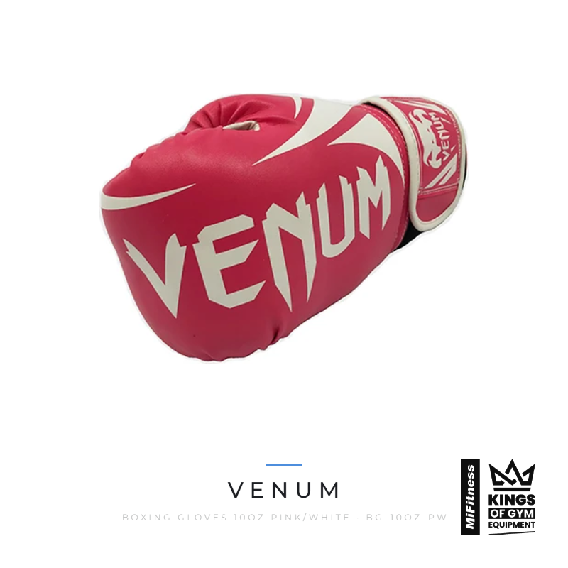 Load image into Gallery viewer, Venum Boxing Gloves 10oz Pink/White – MiFitness Kings of Gym Equipment
