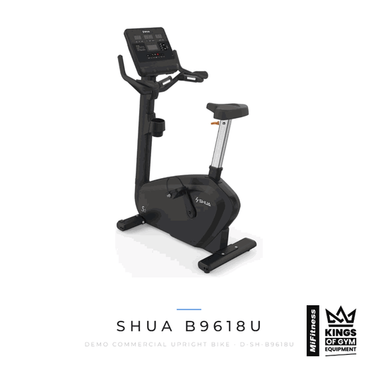 Demo Shua Commercial Upright Bike B9618U – MiFitness Kings of Gym Equipment