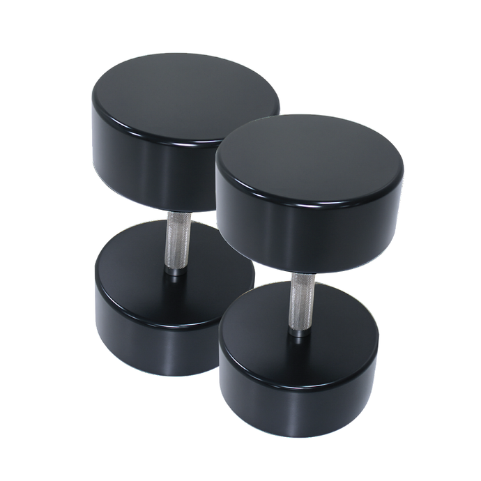Demo - Steel Dumbbell (Gloss Black) 22.5Kg Made In SA*