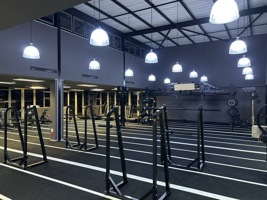 MiRox Astro Turf :2m wide x 1m long / black with white lanes