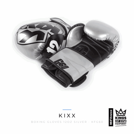 Kixx Boxing Gloves 12oz Silver – MiFitness Kings of Gym Equipment