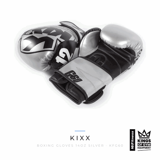Kixx Boxing Gloves 14oz Silver – MiFitness Kings of Gym Equipment