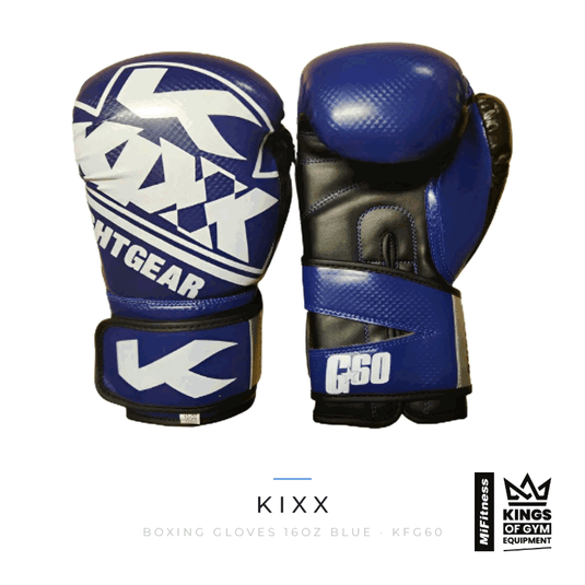 Kixx Boxing Gloves 16oz Blue – MiFitness Kings of Gym Equipment