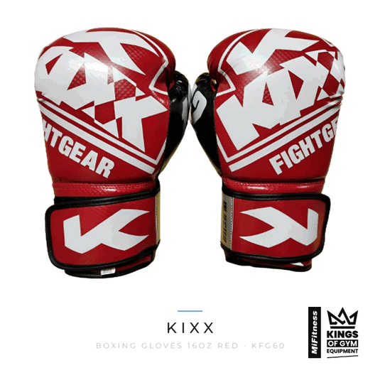 Kixx Boxing Gloves 16oz Red – MiFitness Kings of Gym Equipment