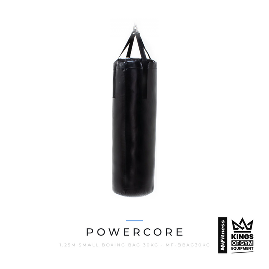 Powercore 1.25m Small Boxing Bag 30kg – MiFitness Kings of Gym Equipment