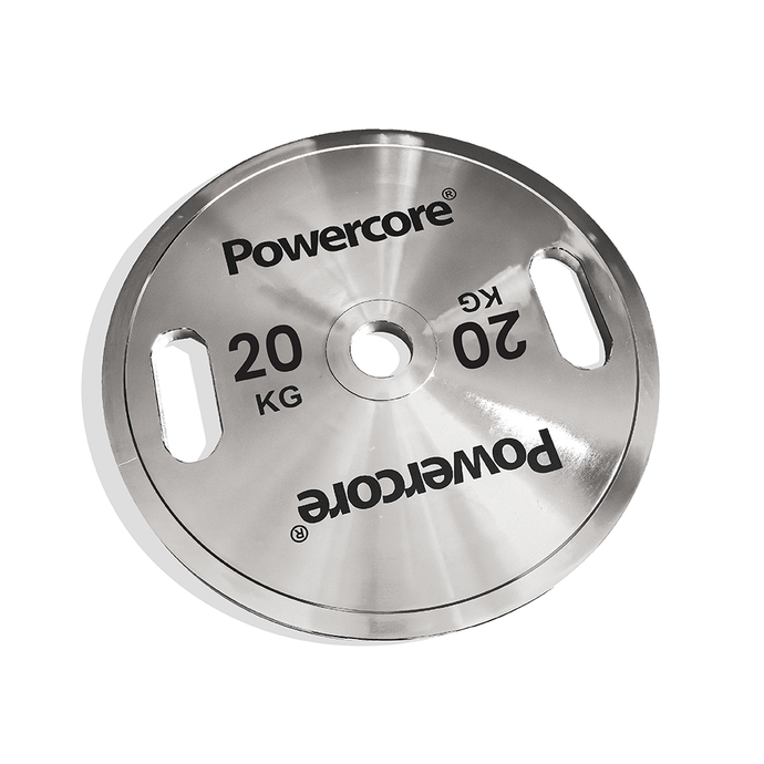 Powercore Chrome Steel Weight Plate - 20kg