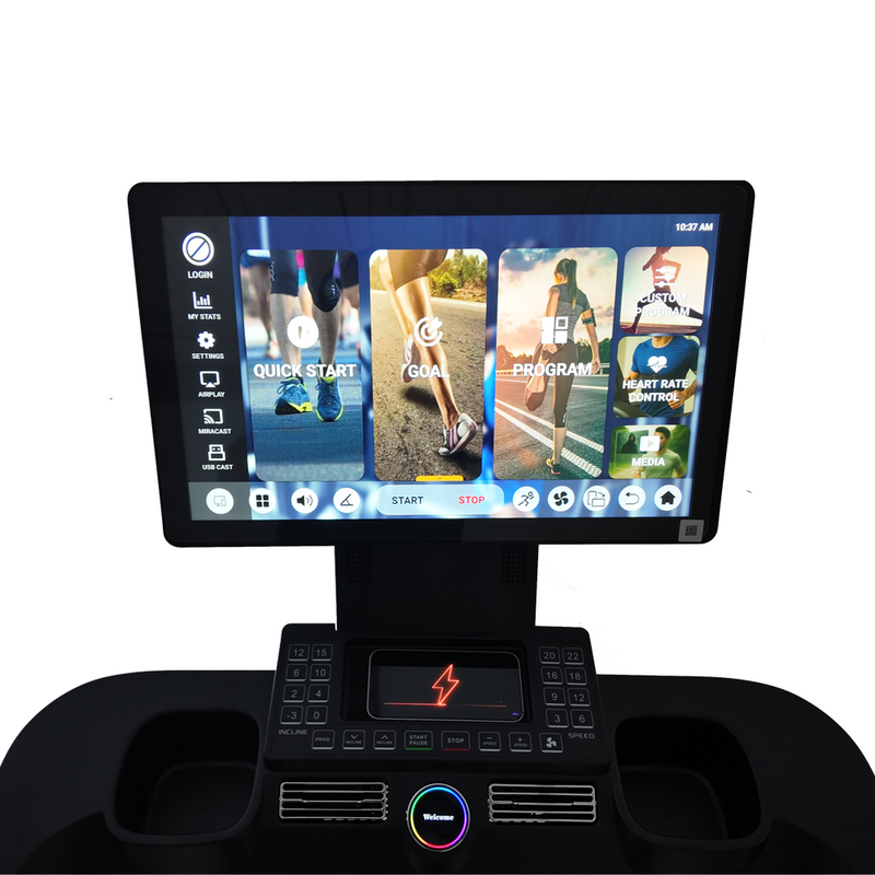 Load image into Gallery viewer, Powercore RunX 3E Treadmill - 4hp Touchscreen 22"
