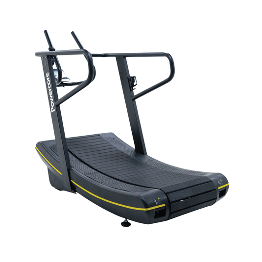 Powercore Sprint Curve Treadmill - With Resistance (Yellow Trim)