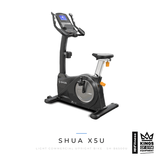 Shua X5U Light Commercial Upright Bike – MiFitness Kings of Gym Equipment