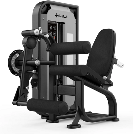 Shua 68 Leg Extension/ Leg Curl Machine (Grey frame with Black upholstery)