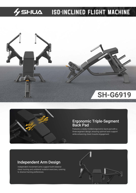 Shua SH-G6919 ISO-Inclined Flight Machine