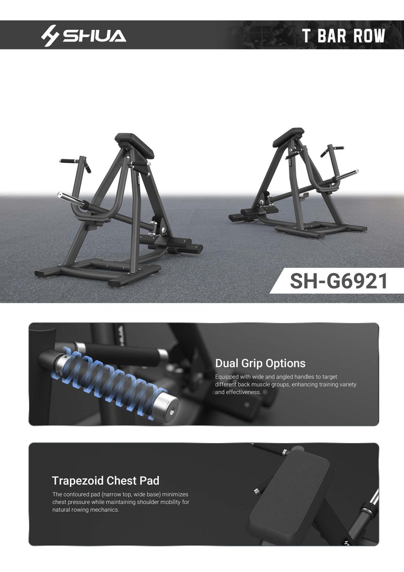 Load image into Gallery viewer, Shua 69 Series SH-G6921 Plate Loaded T Bar Row
