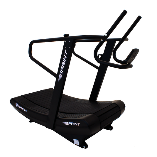 Powercore Sprint Curve Treadmill (Self Powered with resistance) - Black