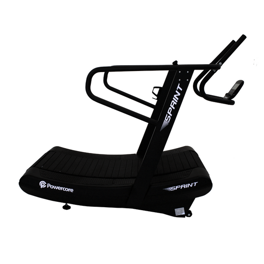 Powercore Sprint Curve Treadmill (Self Powered with resistance) - Black
