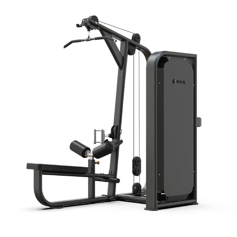 Load image into Gallery viewer, Shua Lat Pulldown / Seated Row Dual Machine (Black)
