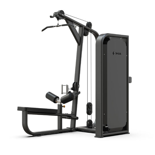 Shua Lat Pulldown / Seated Row Dual Machine (Black)