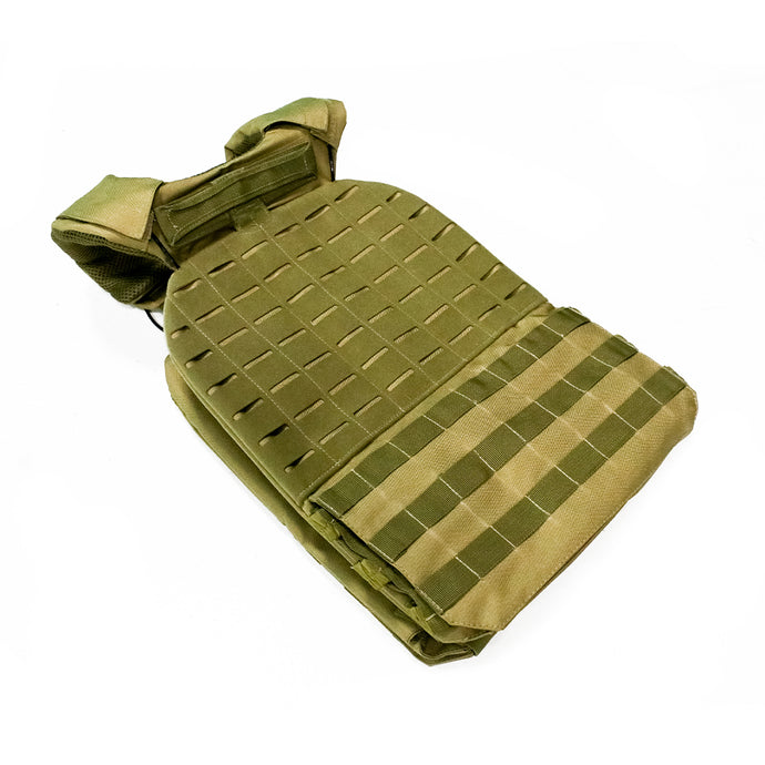 Powercore Weighted vest 2 x 5kg Military Green*