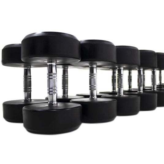 Round Rubber Dumbbells | Shop for Home & Commercial Round Rubber ...