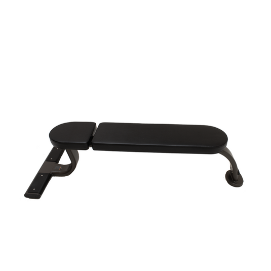 Shua Flat Bench SH-G8878B (Brown Frame/ Black Upholstery)