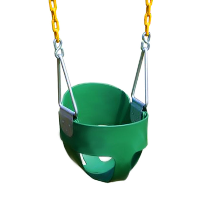 Kids Equipment: Green Baby Swing seat (Sw001/G) Ropes not inlcuded