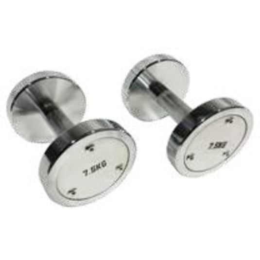 Powercore Chrome Electroplated Steel Dumbbell 27.5kg (Pair) (3 Year Warranty)