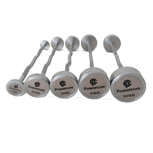 Powercore Chrome EZ Barbell 5pc Set (10kg -50kg)