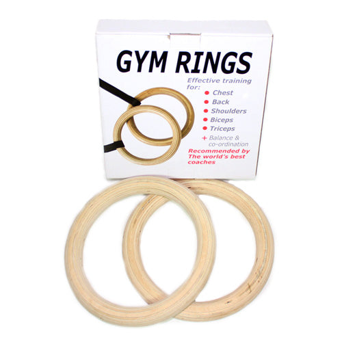 Gym Rings (Wooden)* - Demo