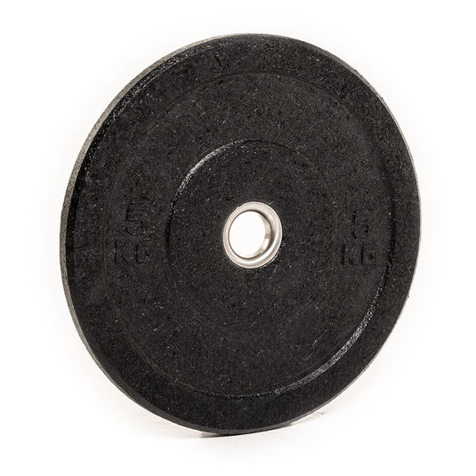 Powercore Hi-Temp Bumper Plate 5kg - Black (Each) (3 Year Warranty)