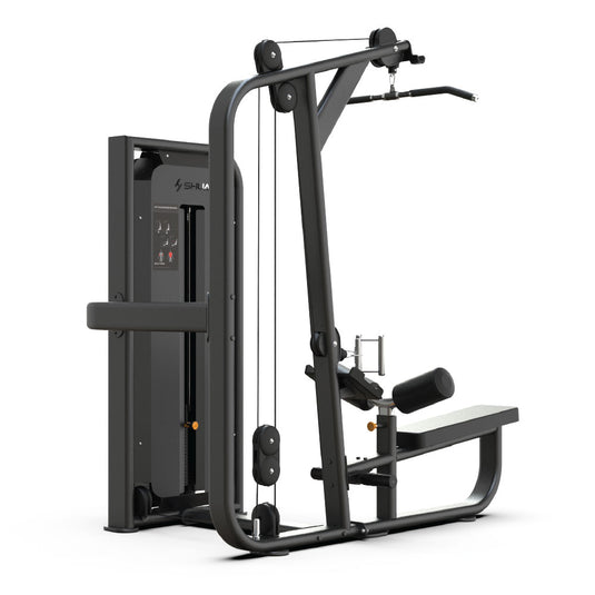 Shua Lat Pulldown / Seated Row Dual Machine (Black)