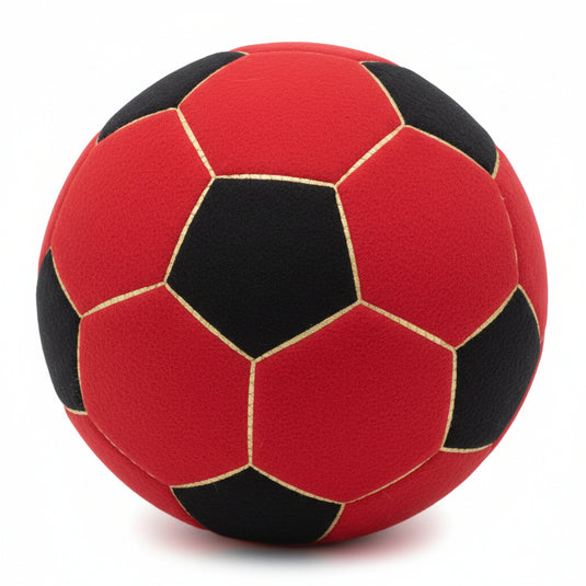 Kids Soccer Ball (Black/Red Felt +-22cm diam.)