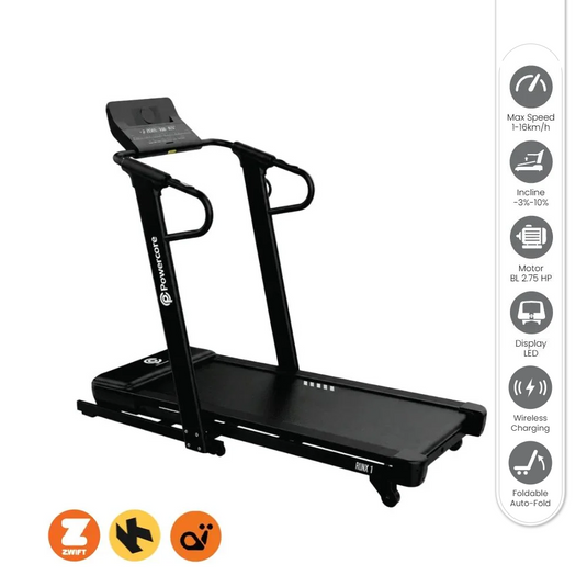 Powercore RunX 1 Home Treadmill (3 Year Warranty) – MiFitness Kings of Gym Equipment